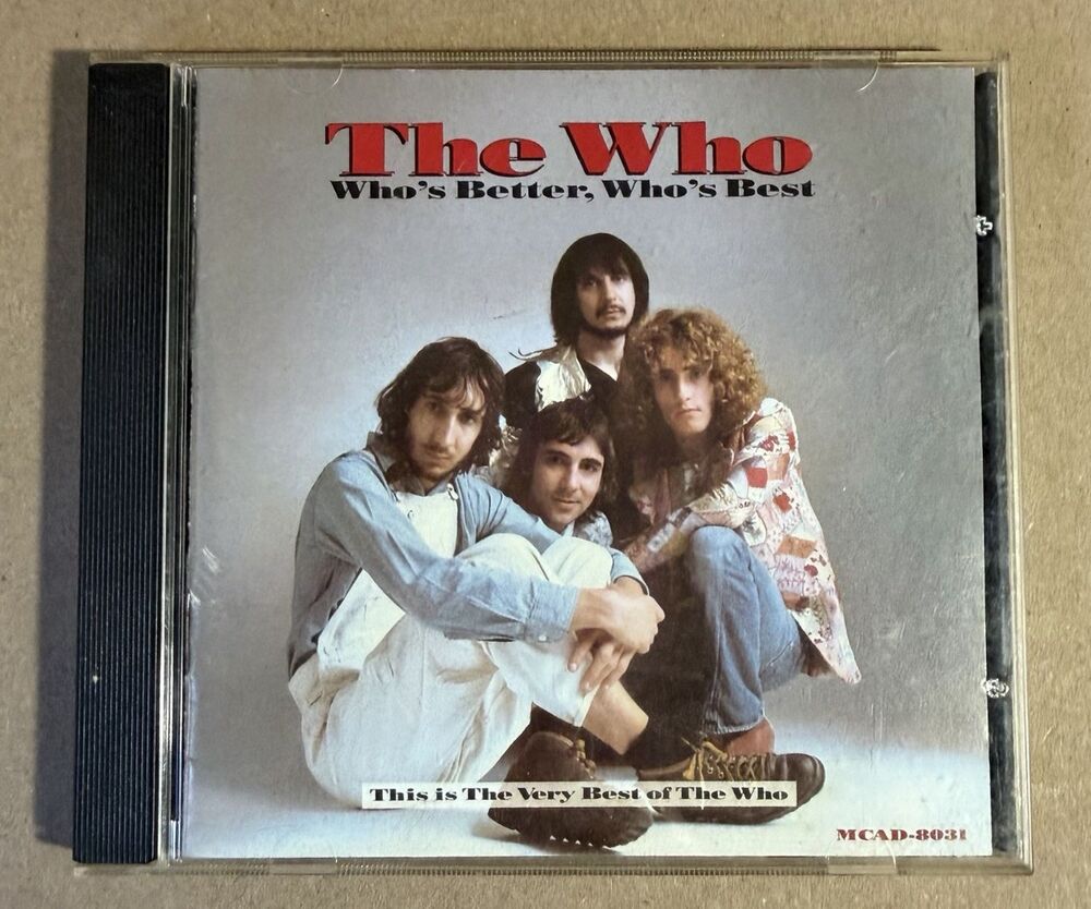 THE WHO - Who's Better Who's Best - The Very Best Of - 1988 Rock CD